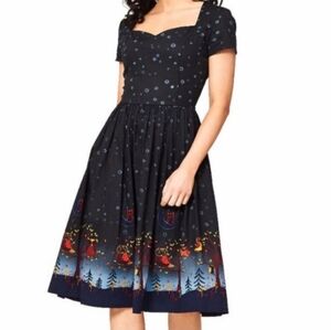 Dancing Days Banned Apparel Lone Traveler Owl Dress Size 4XL